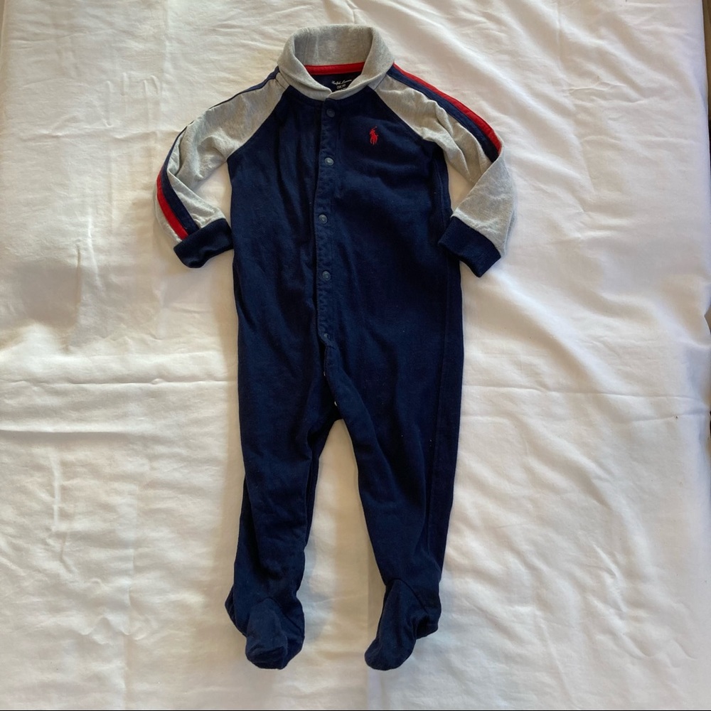Ralph Lauren 9M Footed Coverall